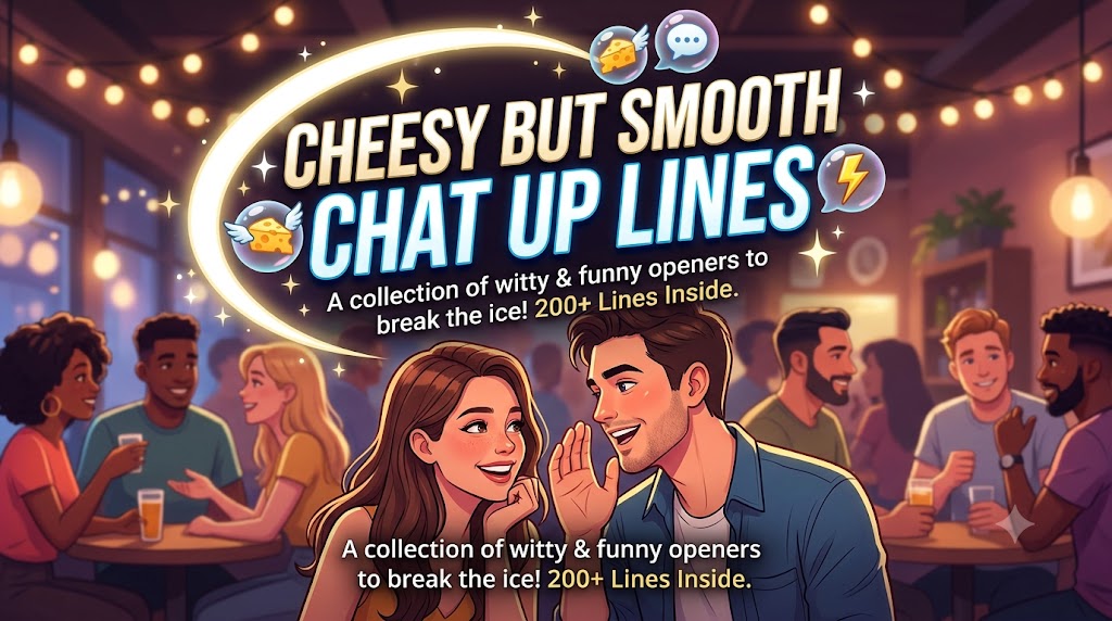Cheesy but Smooth Chat Up Lines