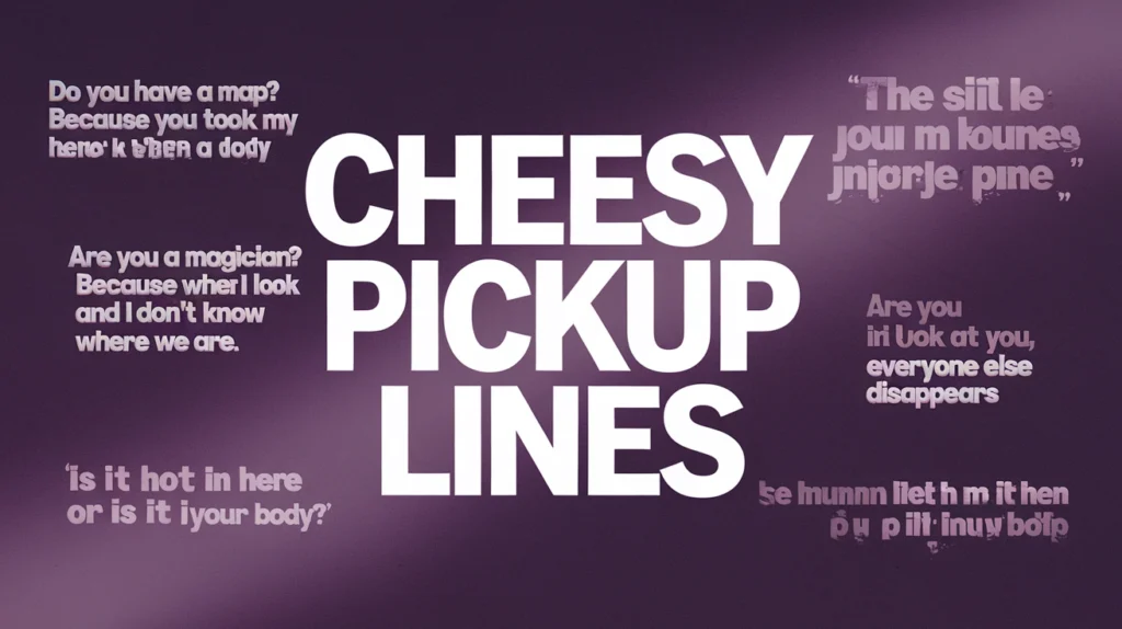Cheesy Pickup Lines