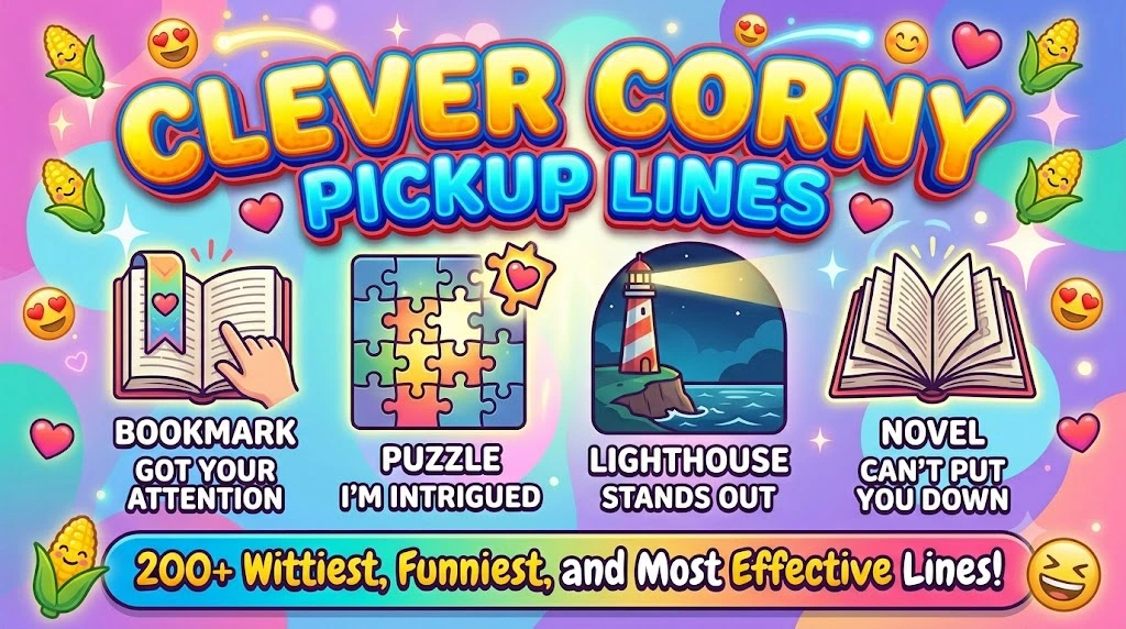 Clever Corny Pickup Lines