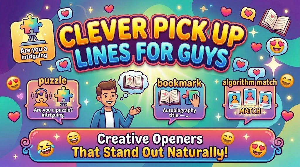 Clever Pick Up Lines for Guys
