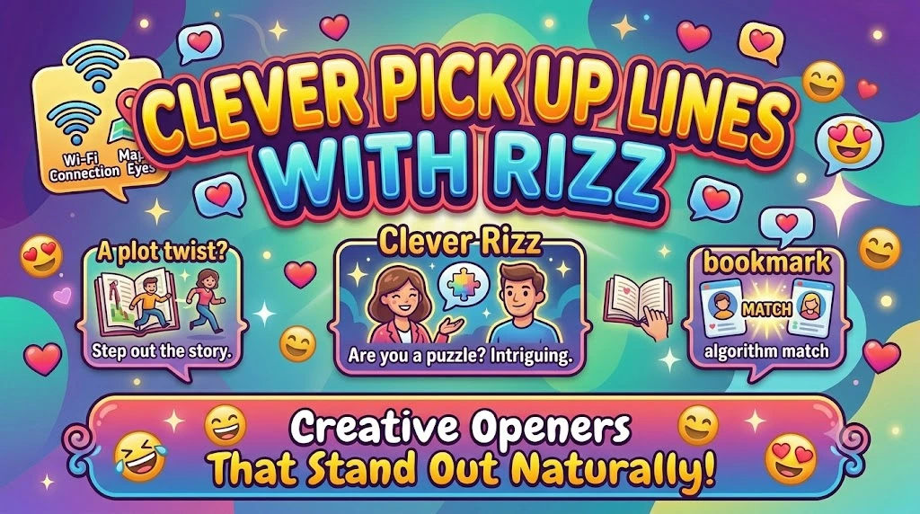 Clever Pick Up Lines With Rizz