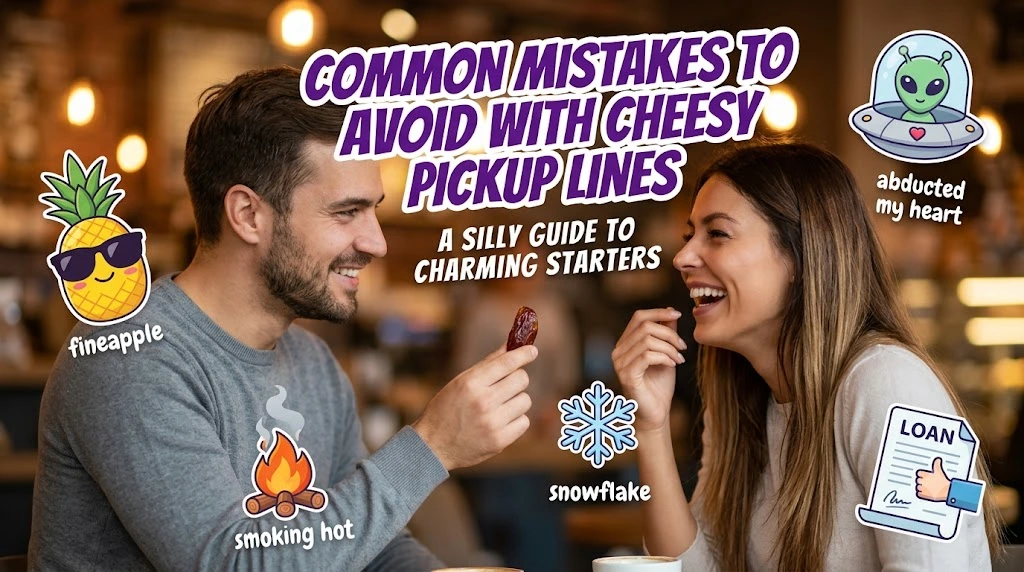 Common Mistakes to Avoid With Cheesy Pickup Lines