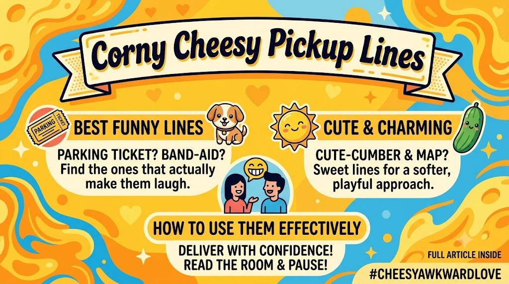 Corny Cheesy Pickup Lines