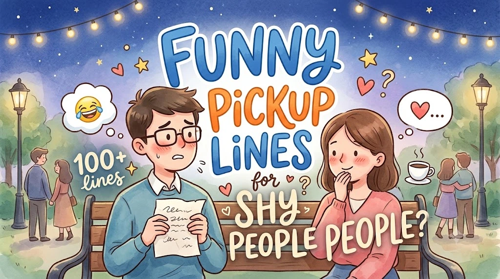 Funny Pickup Lines for Shy People