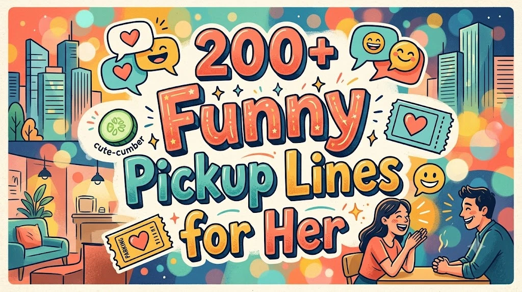 200+ Funny Pickup Lines for Her