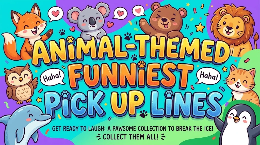 Animal-Themed Funniest Pick Up Lines