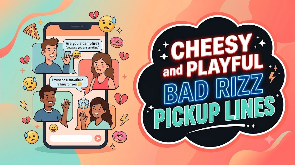 Cheesy and Playful Bad Rizz Pickup Lines