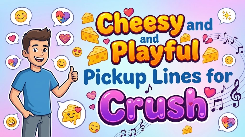 Cheesy and Playful Pickup Lines for Crush