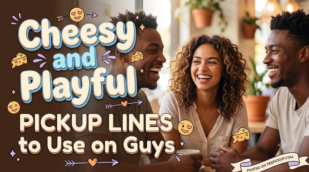 Cheesy and Playful Pickup Lines to Use on Guys