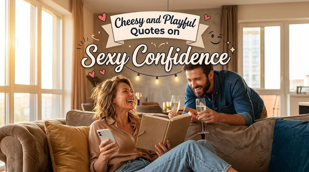 Cheesy and Playful Quotes on Sexy Confidence