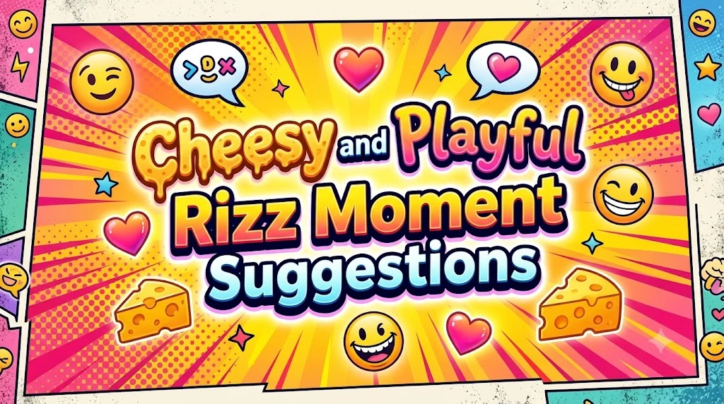 Cheesy and Playful Rizz Moment Suggestions