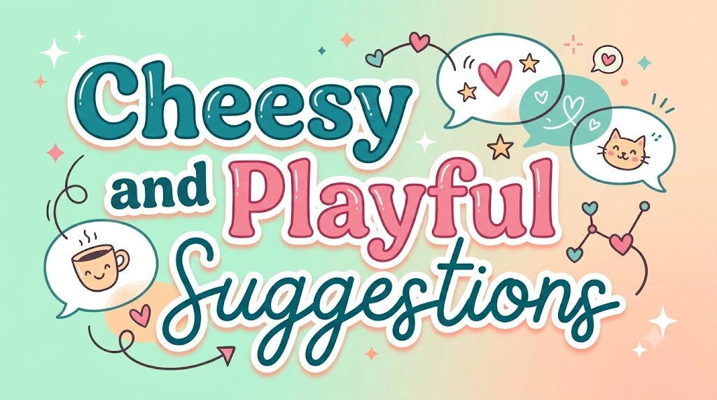 Cheesy and Playful Suggestions