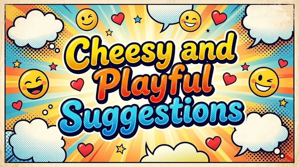Cheesy and Playful Suggestions