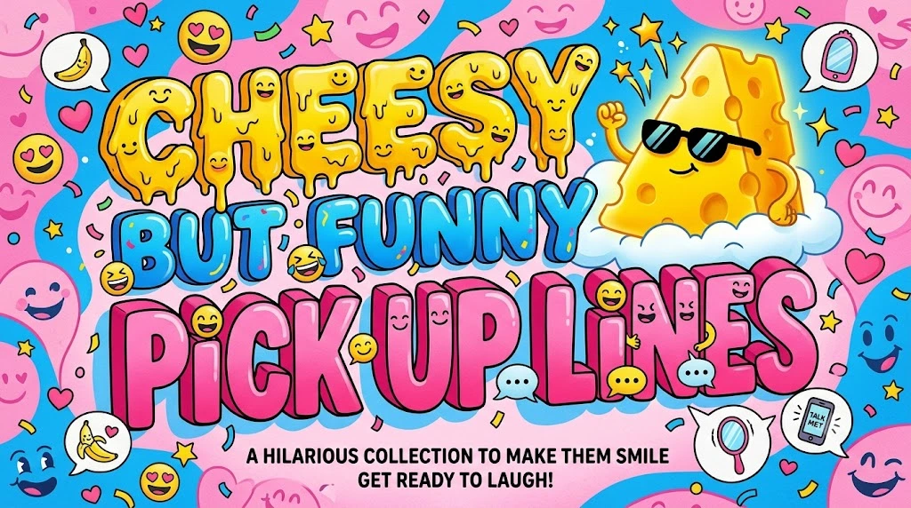 Cheesy but Funny Pick Up Lines