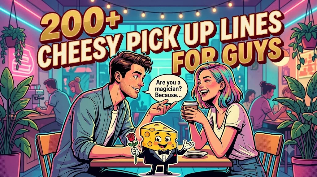 Cheesy Pick Up Lines for Guys
