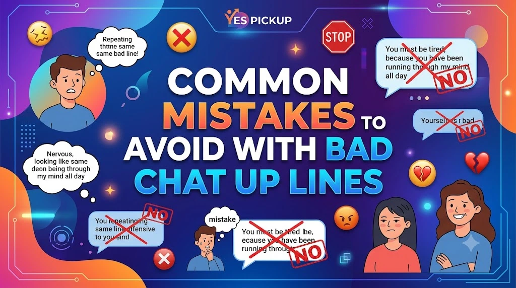 Common Mistakes to Avoid With Bad Chat Up Lines