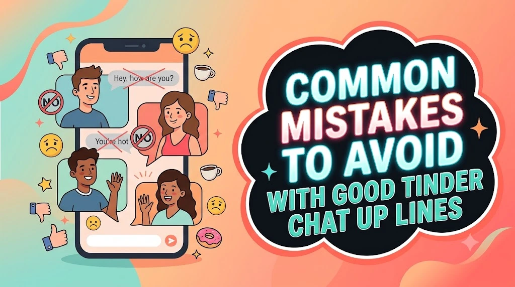 Common Mistakes to Avoid With Good Tinder Chat Up Lines