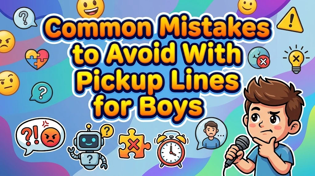 Common Mistakes to Avoid With Pickup Lines for Boys
