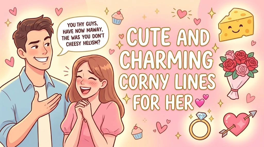 Cute and Charming Corny Lines for Her 💕