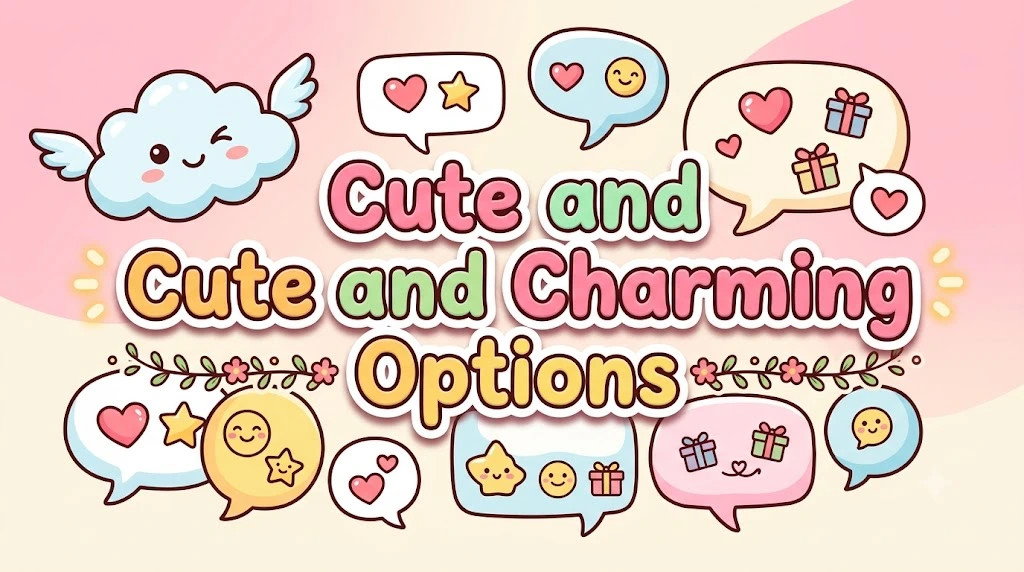 Cute and Charming Options