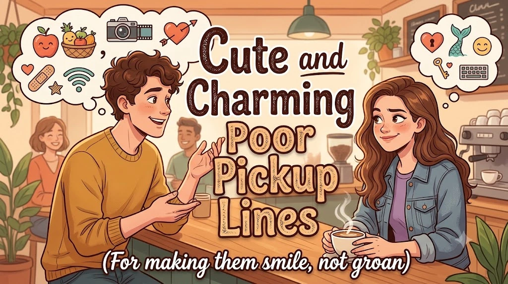Cute and Charming Poor Pickup Lines