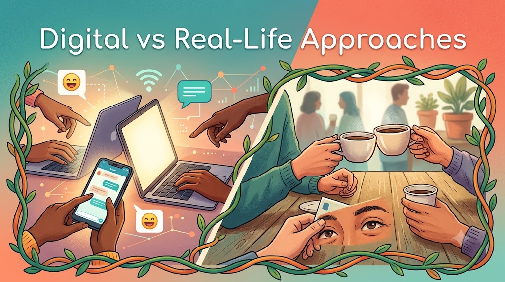 Digital vs Real-Life Approaches