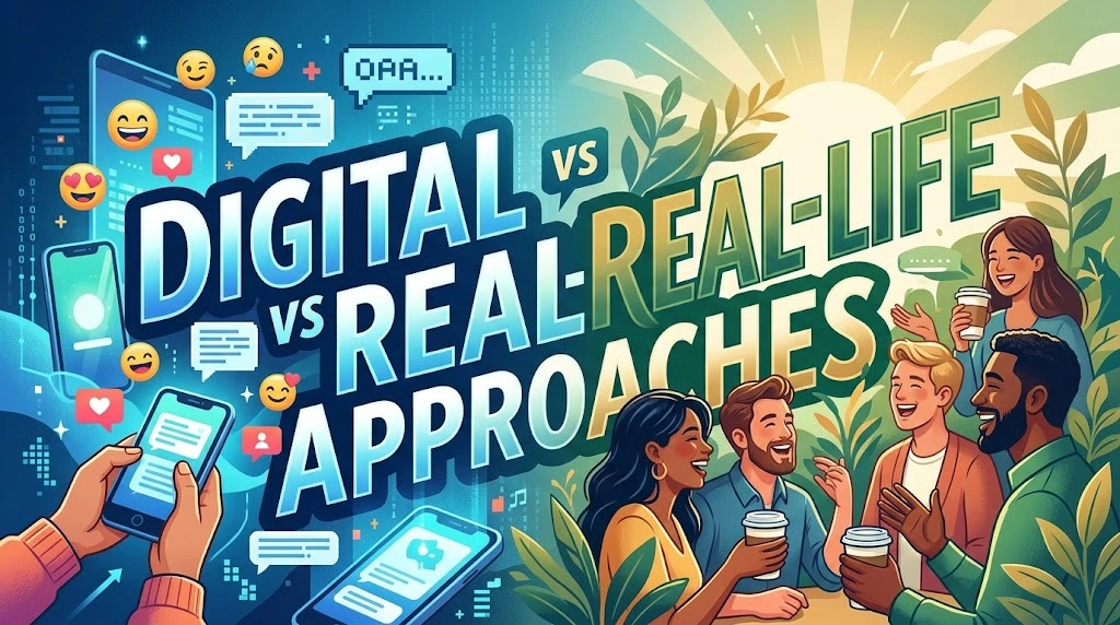 Digital vs Real-Life Approaches