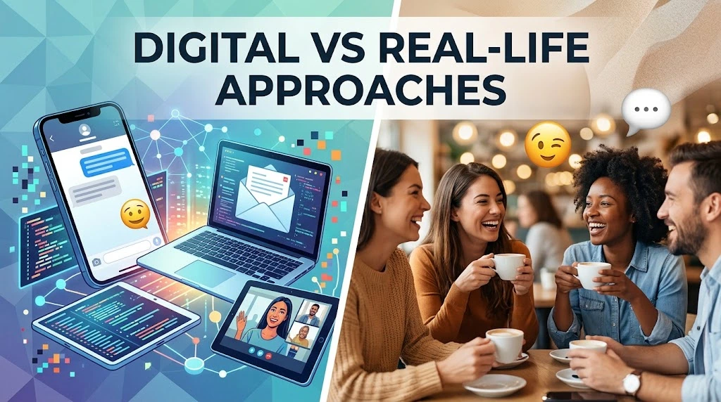 Digital vs Real-Life Approaches
