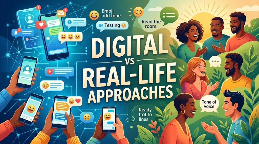 Digital vs Real-Life Approaches