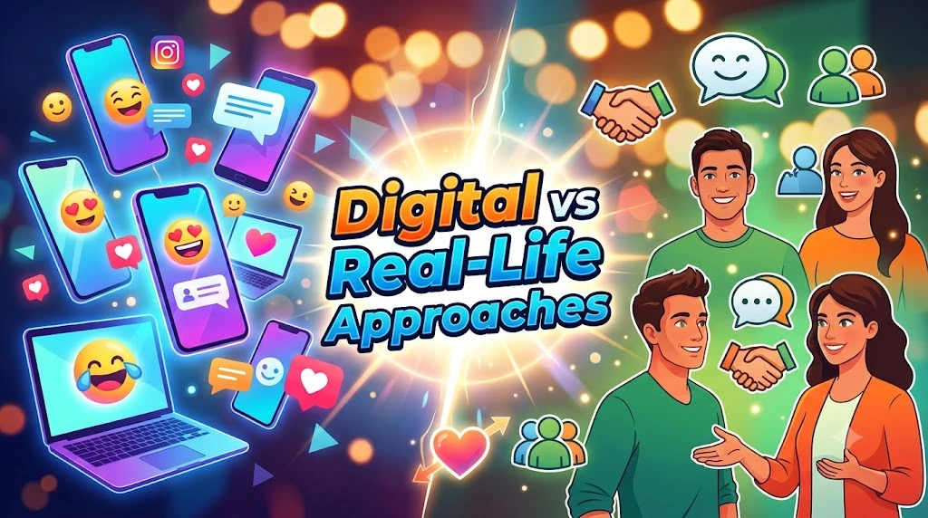 Digital vs Real-Life Approaches