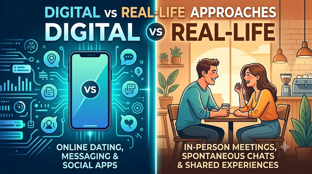 Digital vs Real-Life Approaches