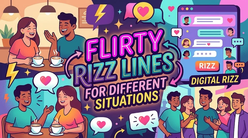 Flirty Rizz Lines for Different Situations