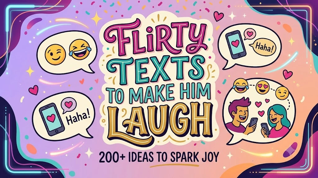 Flirty Texts to Make Him Laugh