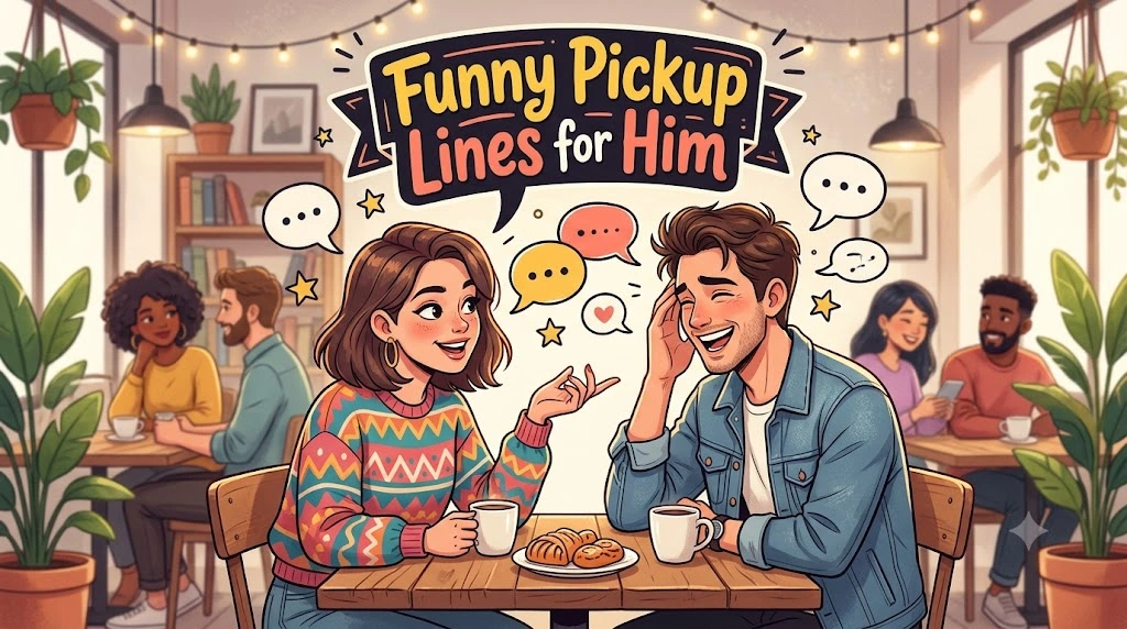 Funny Pickup Lines for Him