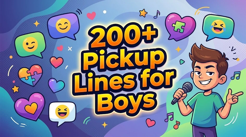 Pickup Lines for Boys
