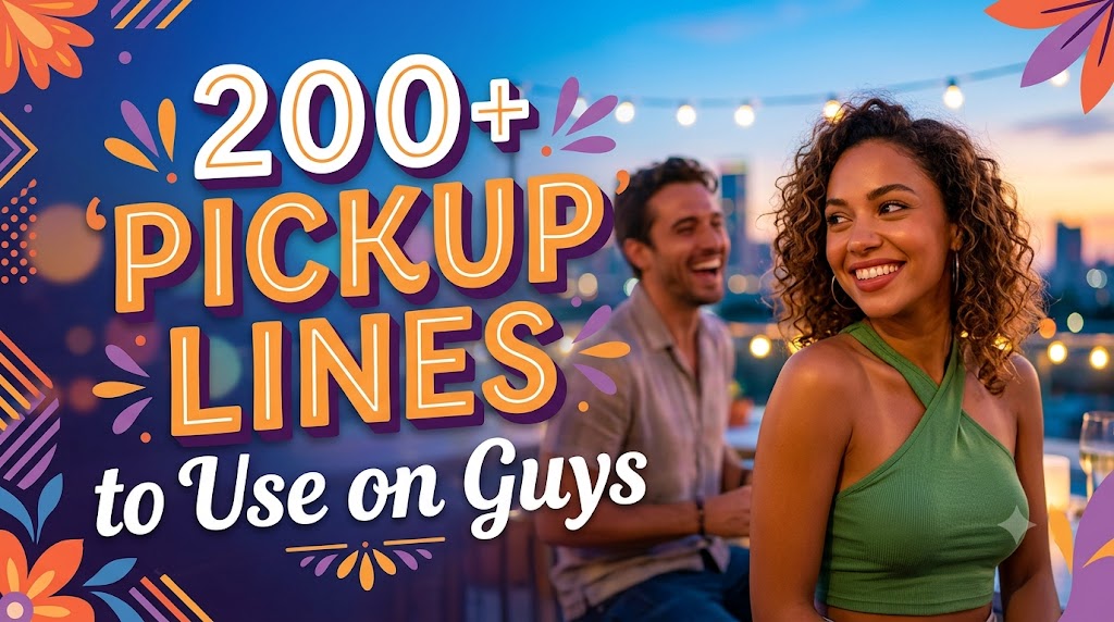 Pickup Lines to Use on Guys