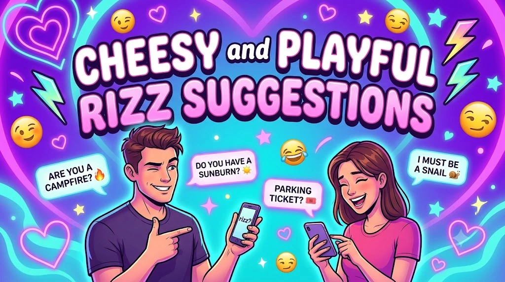 Cheesy and Playful Rizz Suggestions