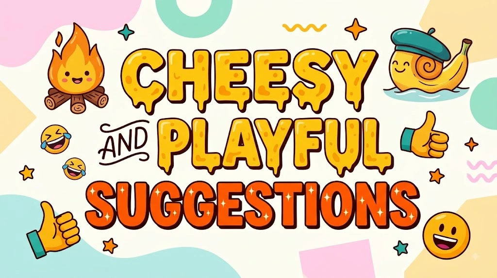Cheesy and Playful Suggestions