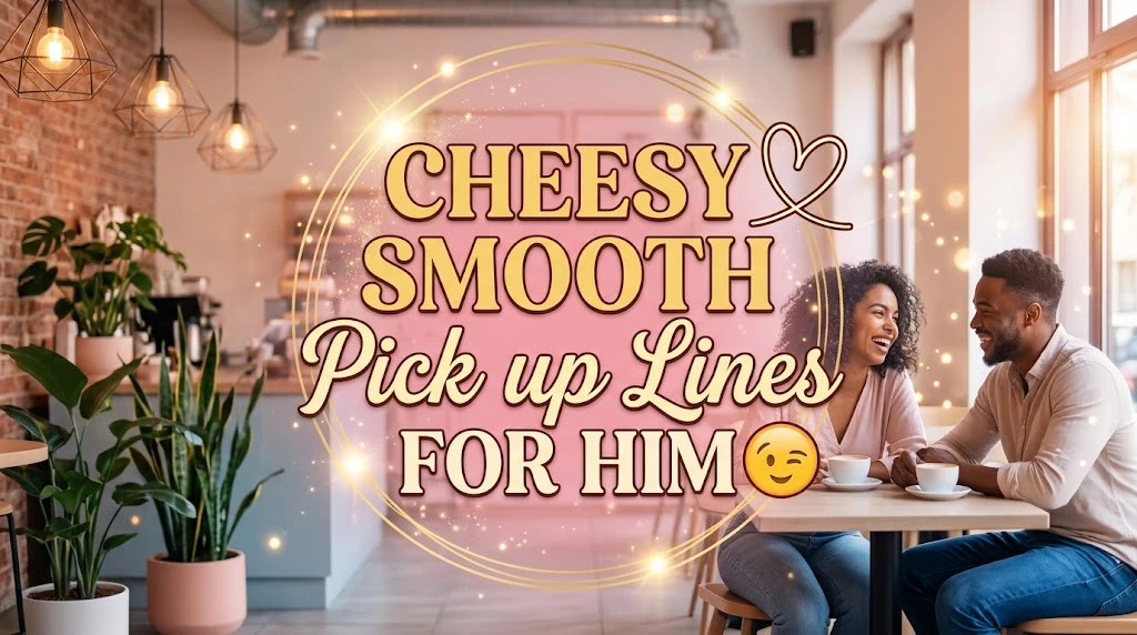 Cheesy Smooth Pick Up Lines for Him