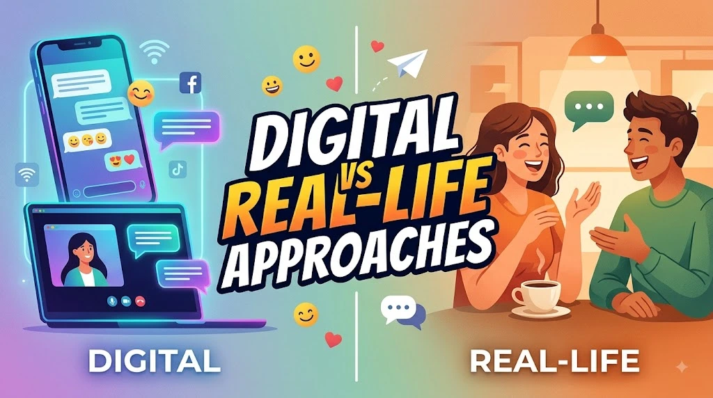 Digital vs Real-Life Approaches