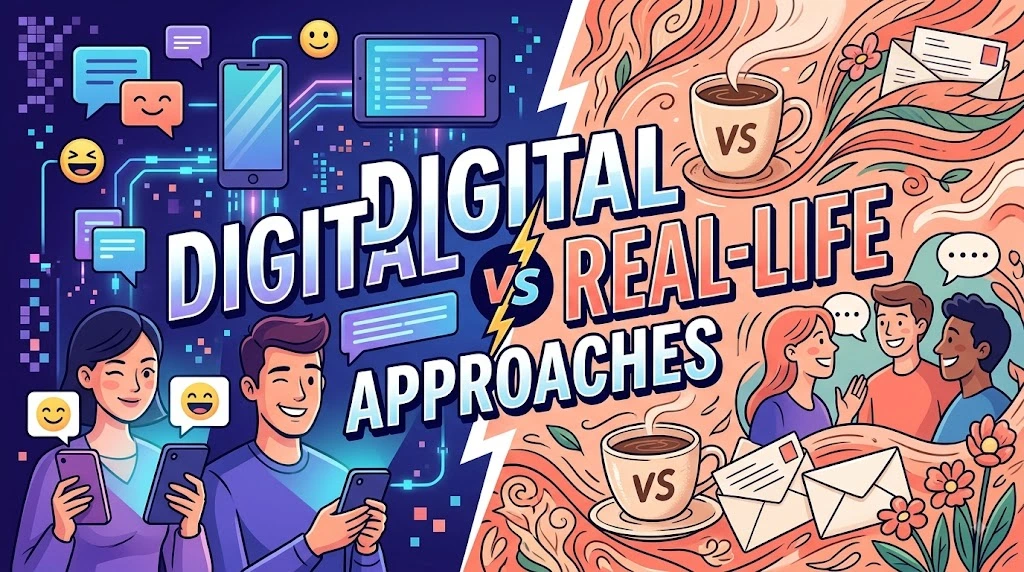Digital vs Real-Life Approaches