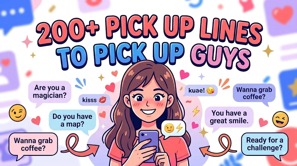 Pick Up Lines to Pick Up Guys