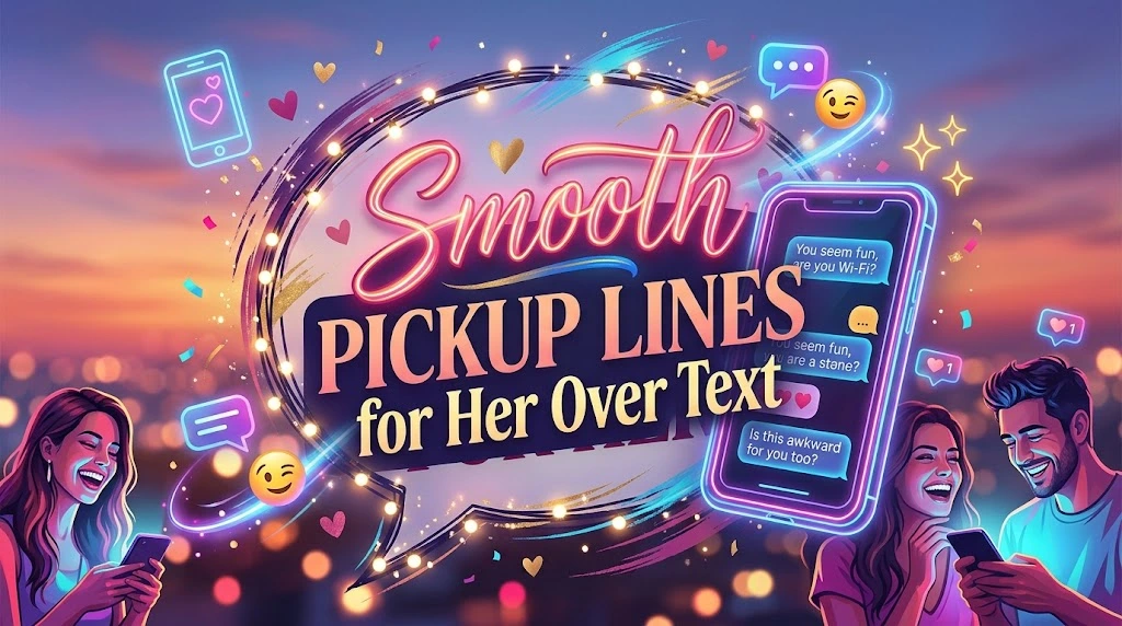 Smooth Pickup Lines for Her Over Text